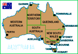 Map of Australia