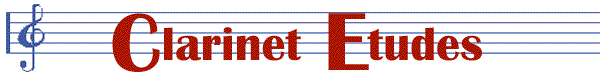 Clarinet Etudes